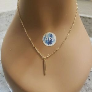 Delicate Dainty CZ Y- Lariat Choker necklace